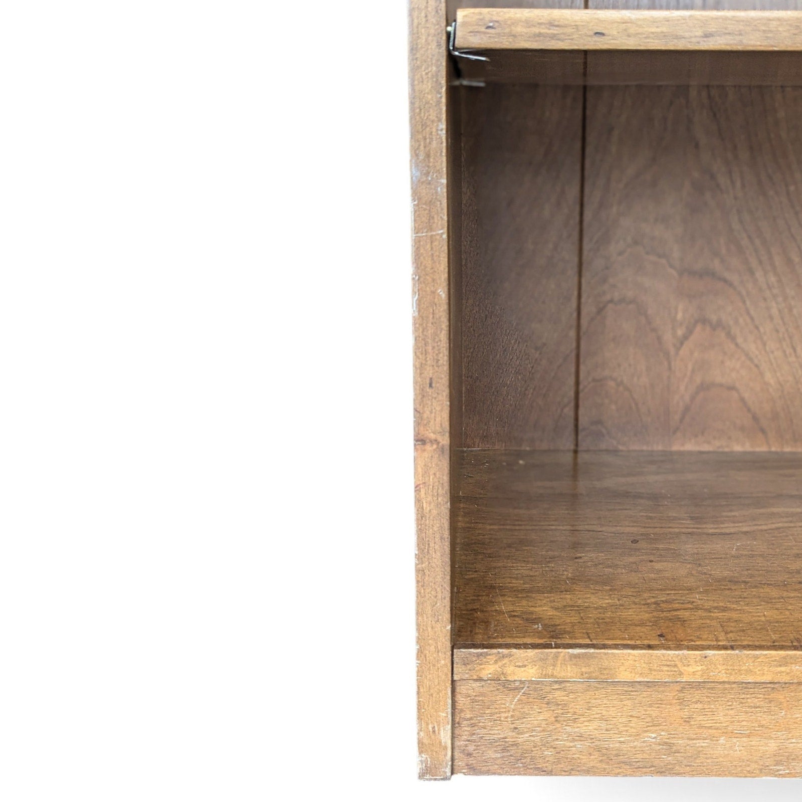 1970s Japanese Veneered-Plywood Bookcase with Adjustable Shelves and Dividers — view 12 of 16