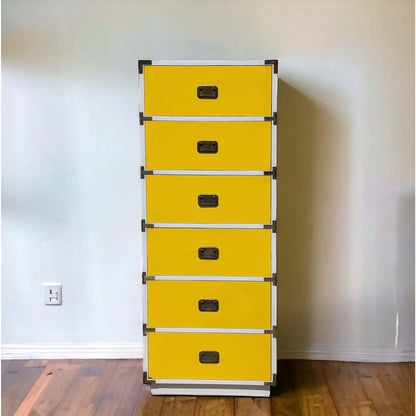 1970s Colormates Six-Drawer Tallboy by Morris of California