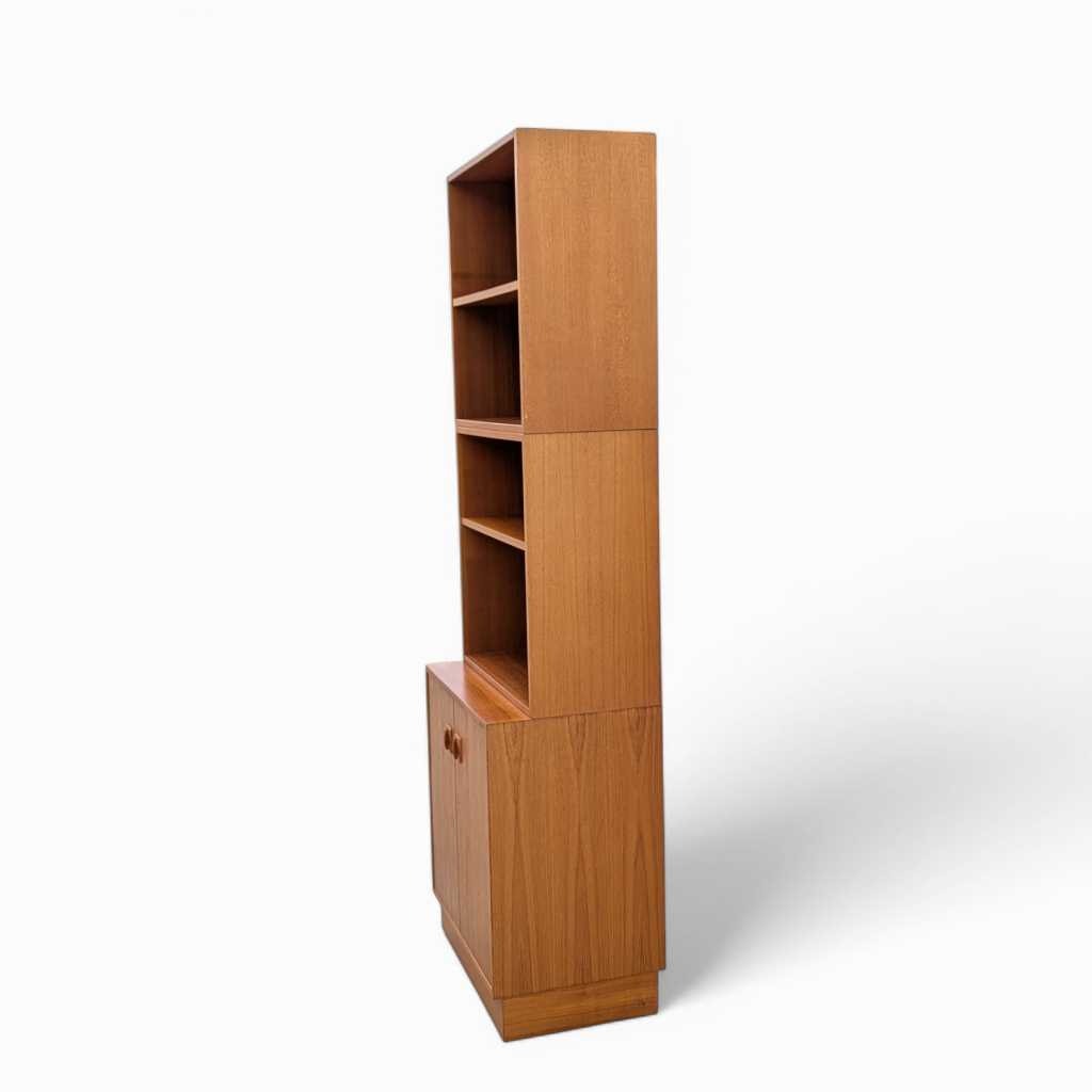 Slim Teak Bookcase – MCM, c. 1970s