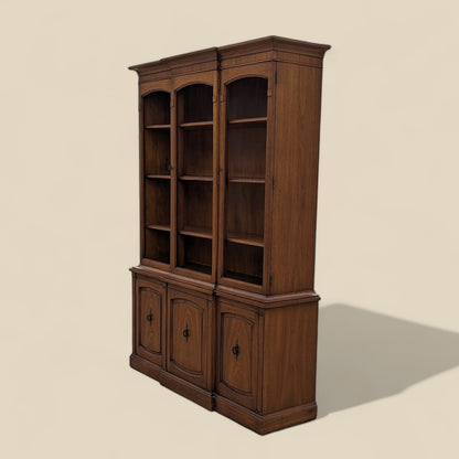 Vintage Hutch Cabinet by Drexel, Triune Collection, Mahogany