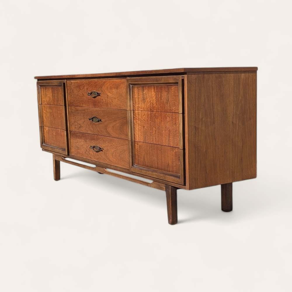 LA Period Dresser, Bedroom, Nine Drawers, Credenza, Sideboard