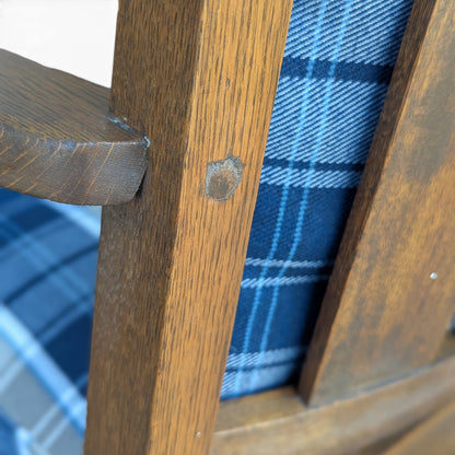 Arts & Crafts Mission Oak Rocking Chair by Oregon Chair Co., Portland, Oregon,