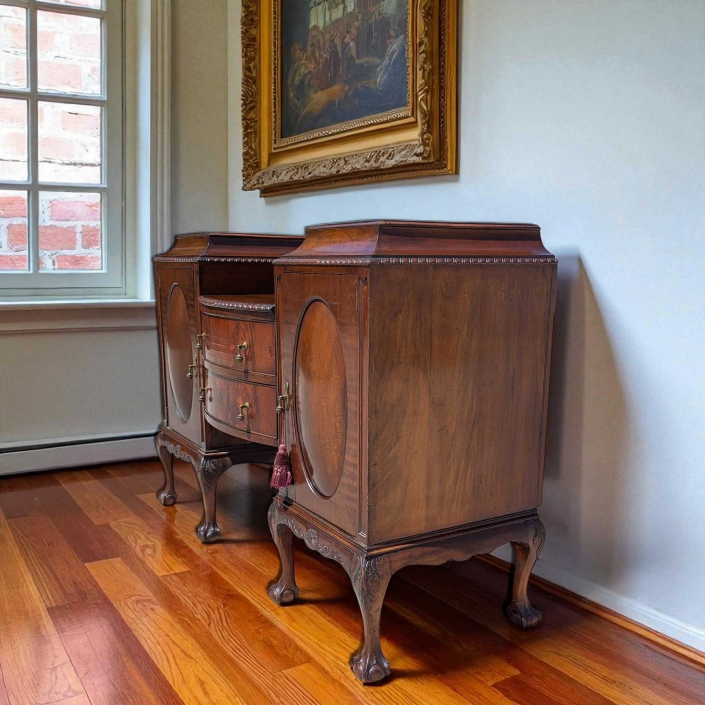 Antique Chippendale Sideboard Buffet