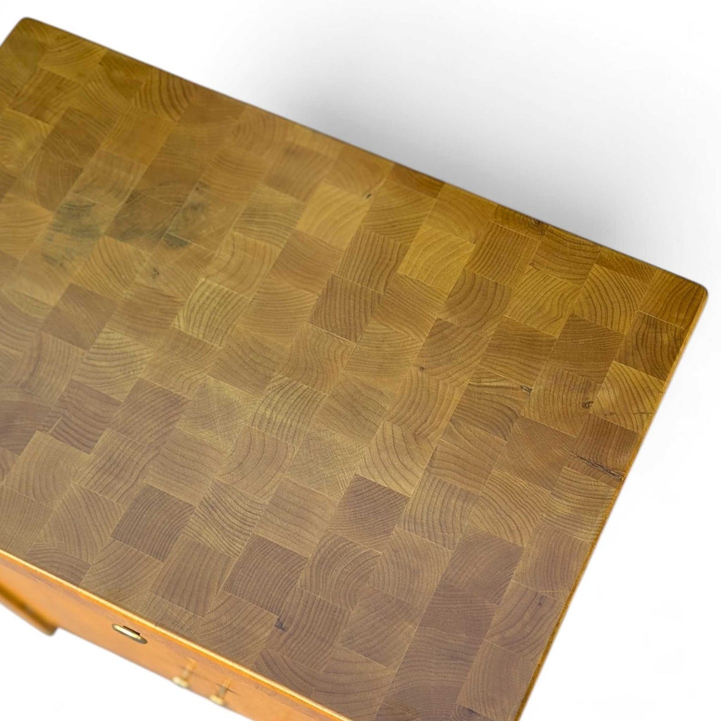 Vintage Butcher Block Top Kitchen Cabinet