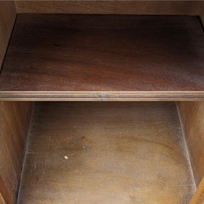 Vintage Hutch Cabinet by Drexel, Triune Collection, Mahogany