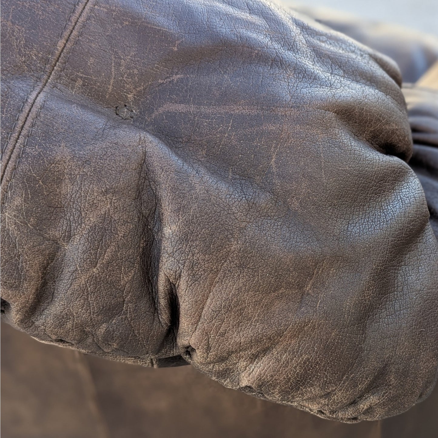 Leather Lounge Chairs, Pair c.1970s