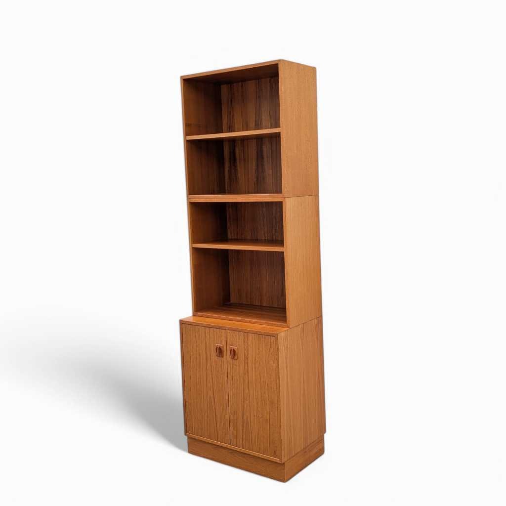 Slim Teak Bookcase – MCM, c. 1970s