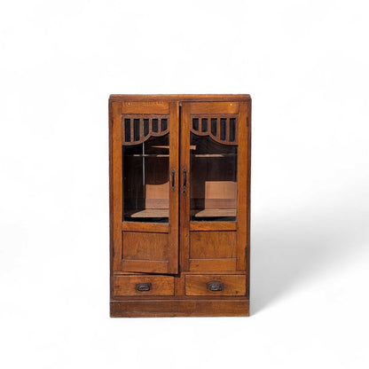 Antique Japanese Wooden Storage Cabinet, Meiji Period