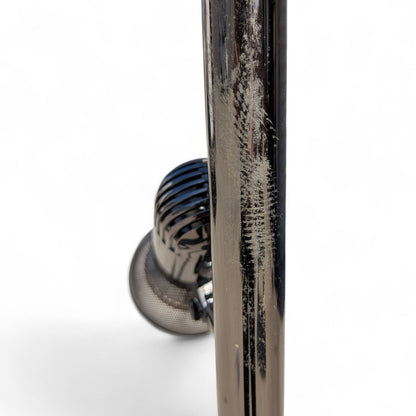 Mid-Century Chrome Floor Lamp with Adjustable Microphone-Style Shades, 1970s