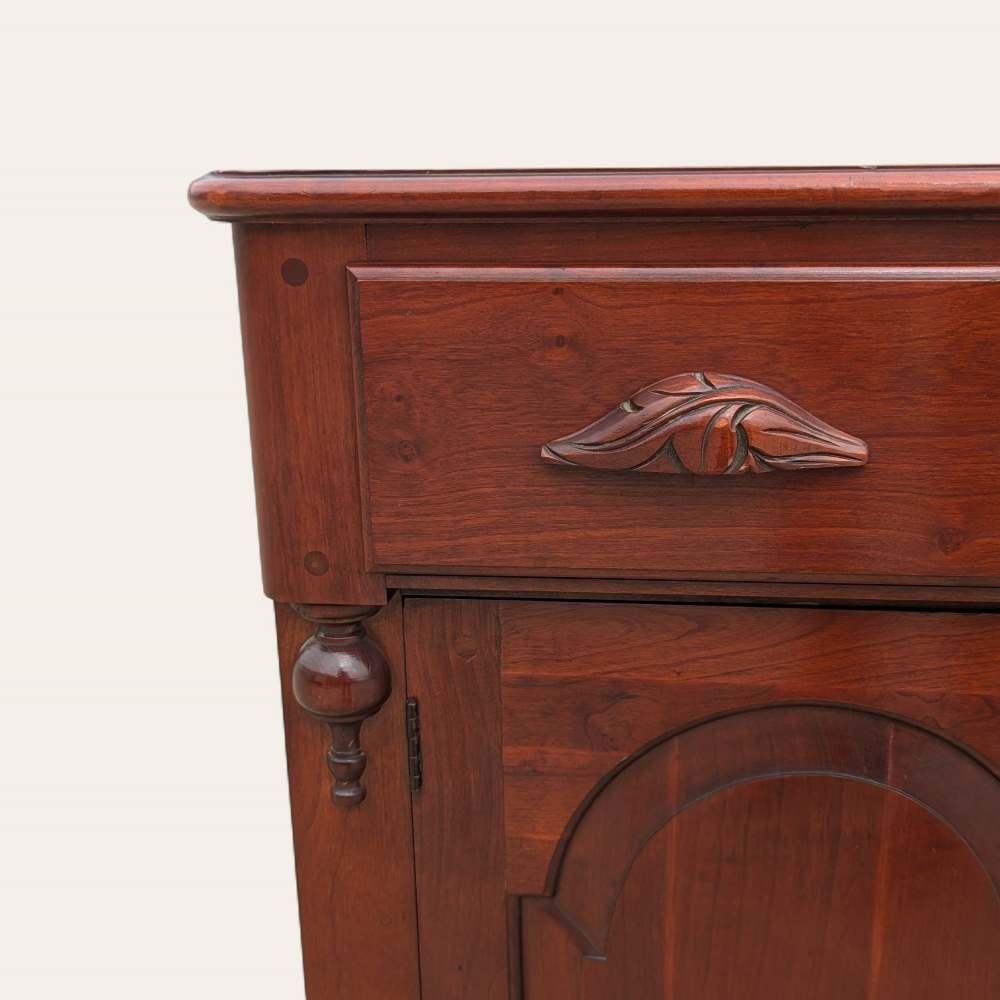 Vintage Buffet, Storage Entryway Cabinet, Cherry, Sideboard, Victorian, East Lake, Antique