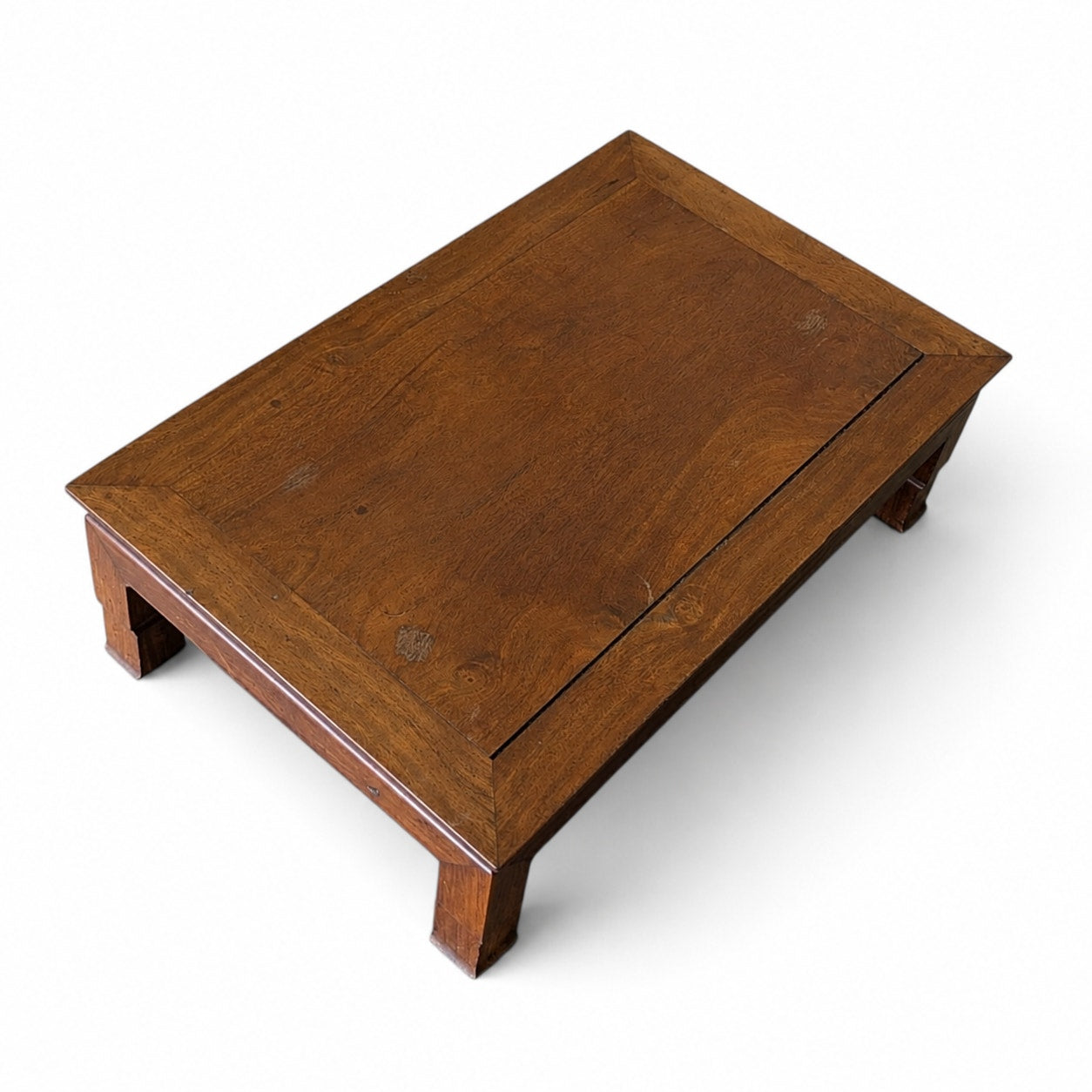 Vintage Asian-Inspired Wood Platform Coffee Table — view 2 of 16