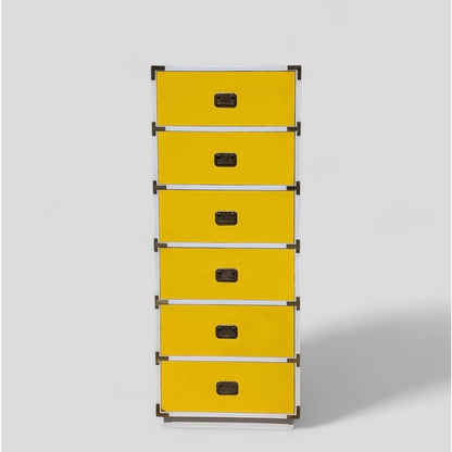 1970s Colormates Six-Drawer Tallboy by Morris of California