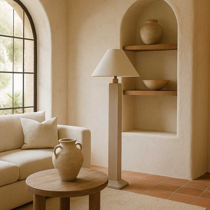 1980s Postmodern Plaster Floor Lamp by Dynasty Gallery