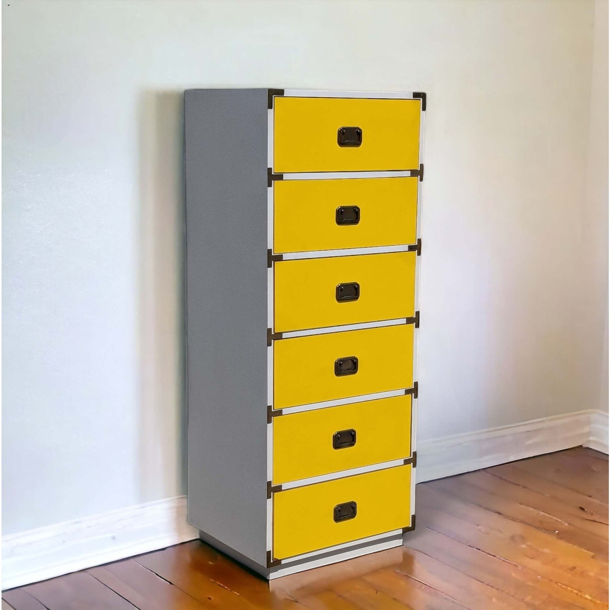 1970s Colormates Six-Drawer Tallboy by Morris of California