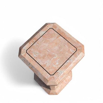 Vintage Tesselated Stone Pedestal – c. 1980s