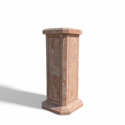 Vintage Tesselated Stone Pedestal – c. 1980s