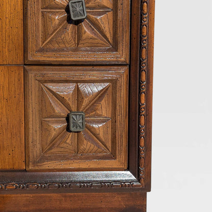 Brutalist Dresser, MCM Lowboy, c. 1970s