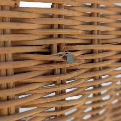 Vintage Rattan Arch Bookcase