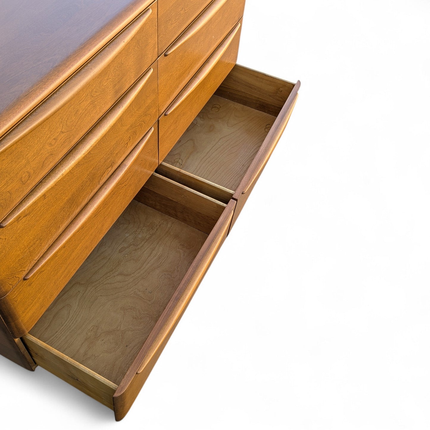 Heywood Wakefield 8 Drawer Lowboy Dresser