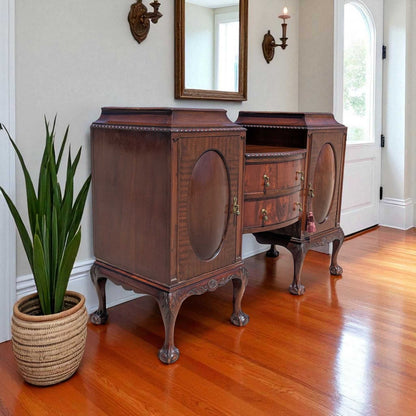 Antique Chippendale Sideboard Buffet