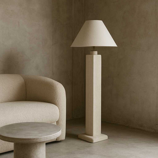 1980s Postmodern Plaster Floor Lamp by Dynasty Gallery