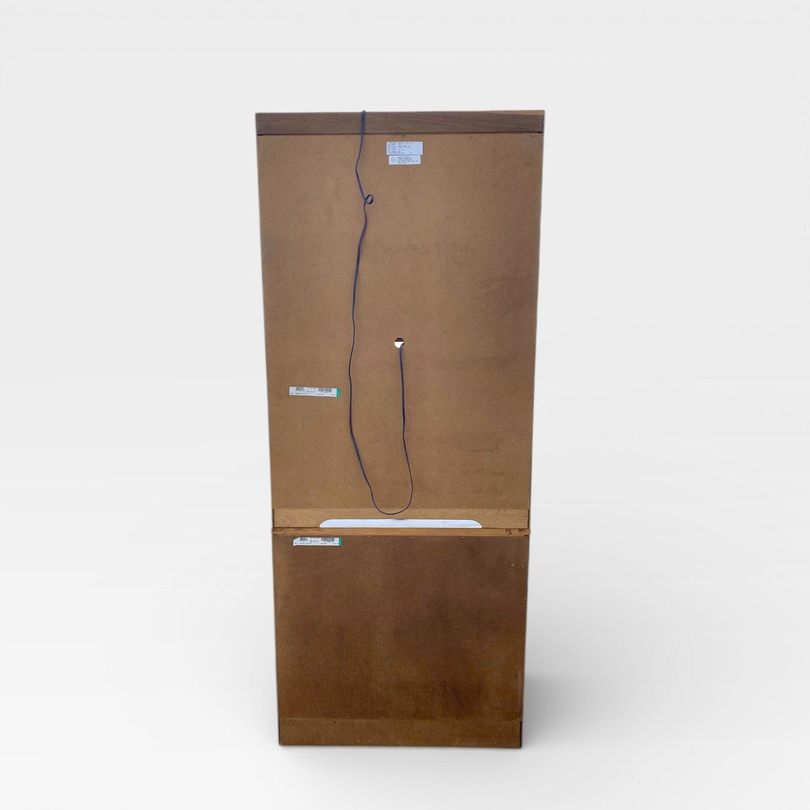 Vintage Hooker Furniture Oak Hutch Cabinet with Open Shelving, Late 20th Century — view 8 of 15