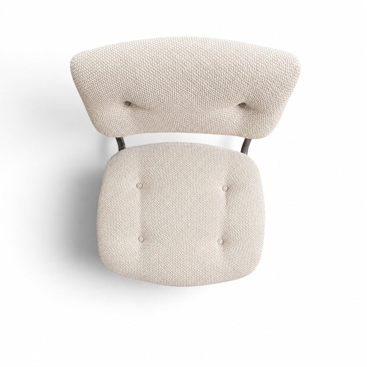 1970s Steelcase Chrome Cantilever Side Chair, Custom Upholstery — view 12 of 16