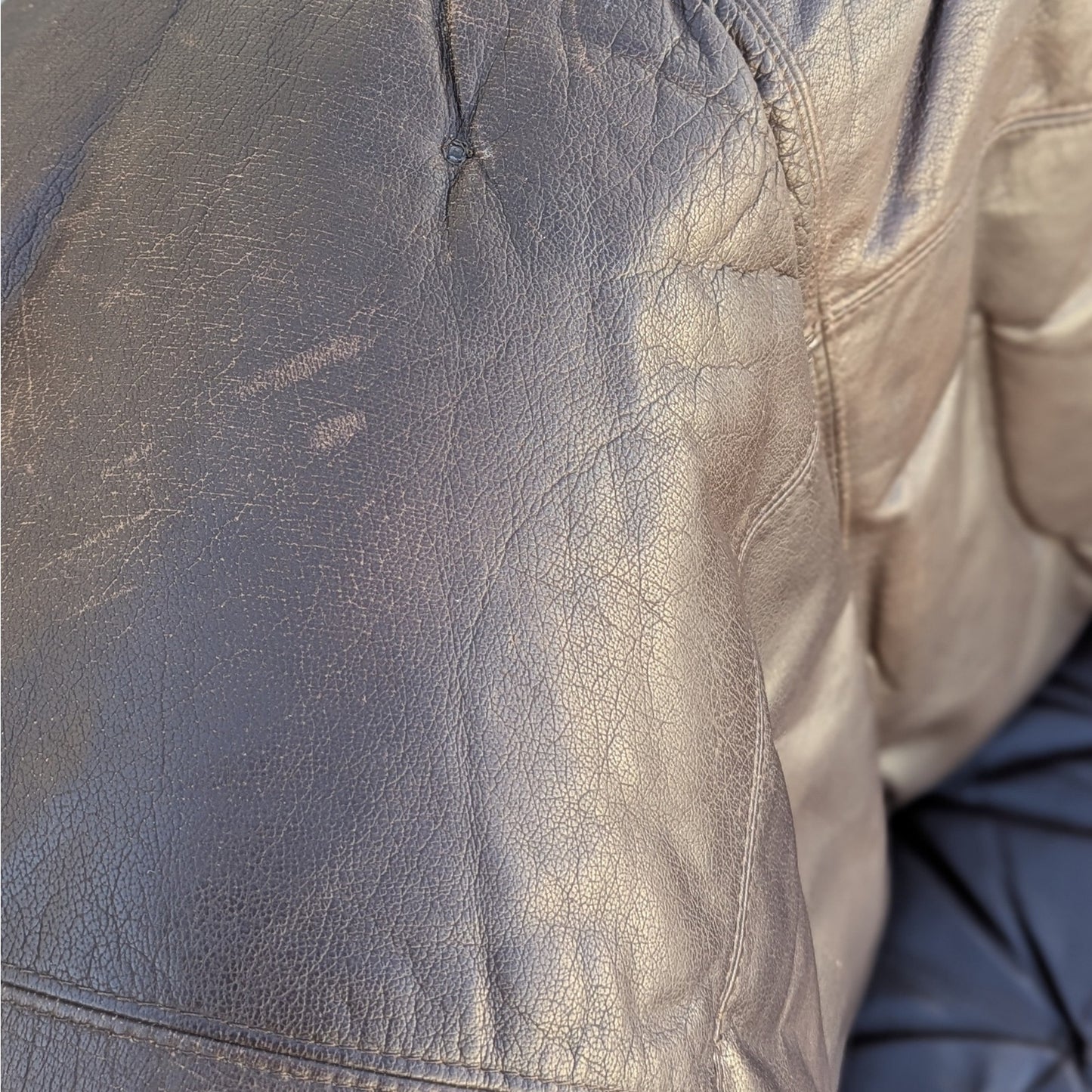 Leather Lounge Chairs, Pair c.1970s