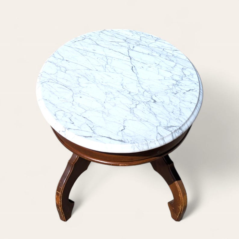 Antique Marble Top Coffee Table