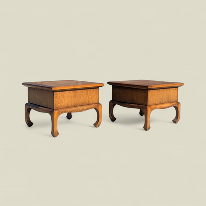 Pair of Mid-Century Solid Wood Chinoiserie Nightstands — view 10 [OusihnhyMfUuC7yNyeXP:10]