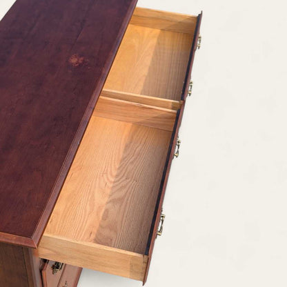 Vintage Stanley Furniture Six-Drawer Wood Lowboy Dresser — view 13 [CBV1 lOsjRhI4ZrDK2Y5waA25 13 06078c03-1bc0-41b4-a3e3-9d967f2b851b.jpeg]