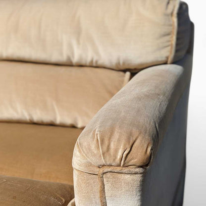 Vintage Sofa by Drexel Heritage, Postmodern, 80s, Velvet, Hollywood Regency, Couch, Mid Century