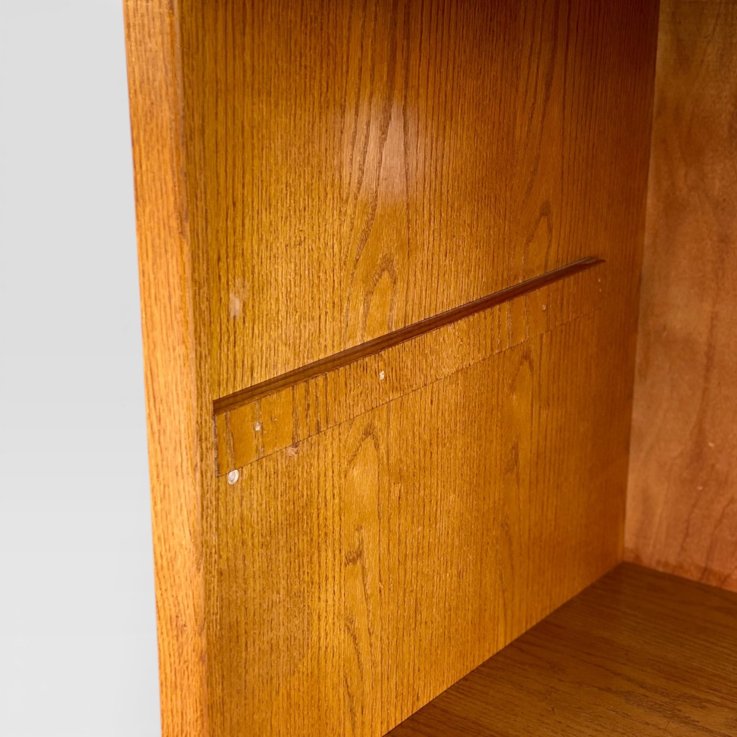 Versatile Solid Oak Pedestal Cabinet, Minimalist American Design, 30” High, Storage