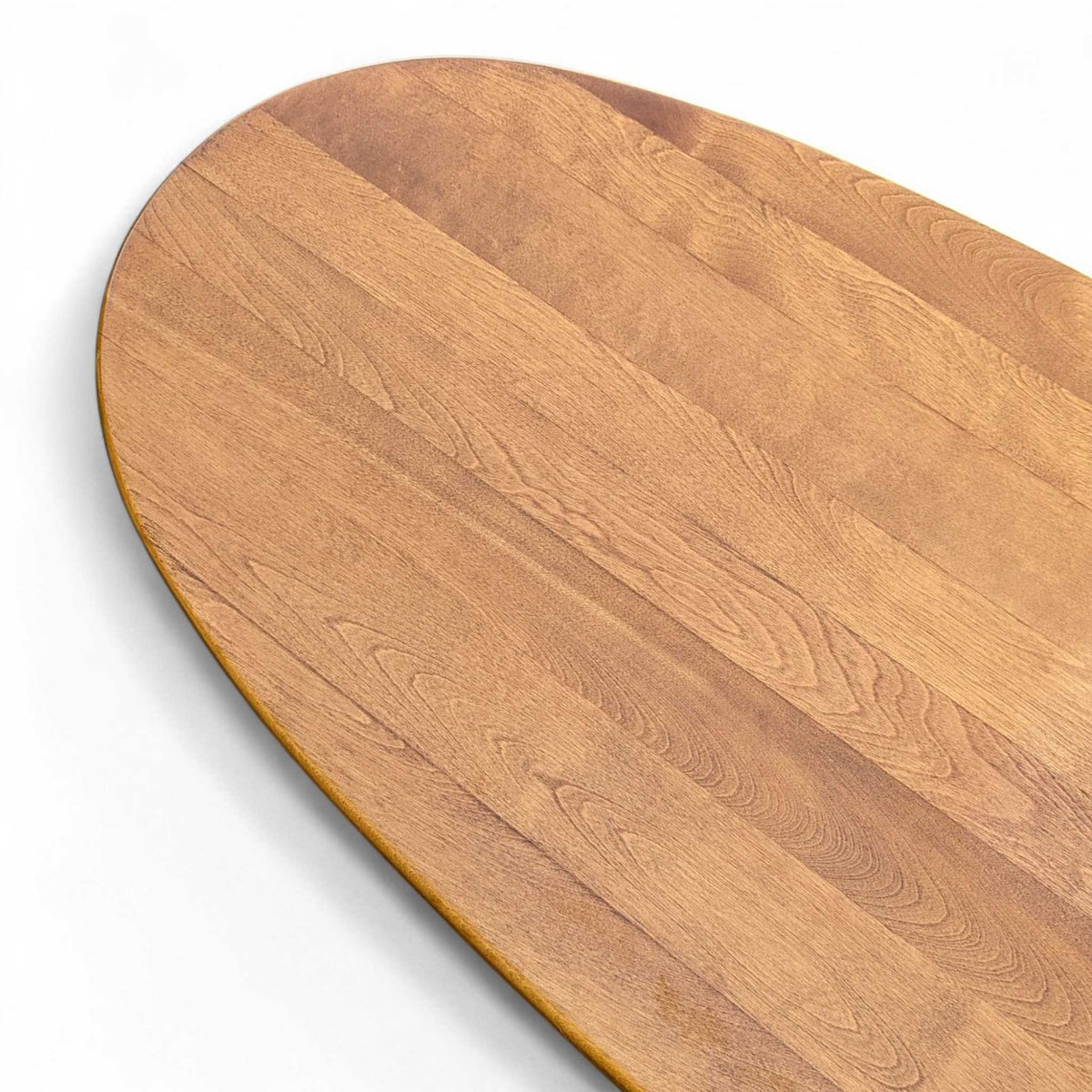 Vintage Solid Maple Surfboard Coffee Table with Sculptural Base — view 14 of 23