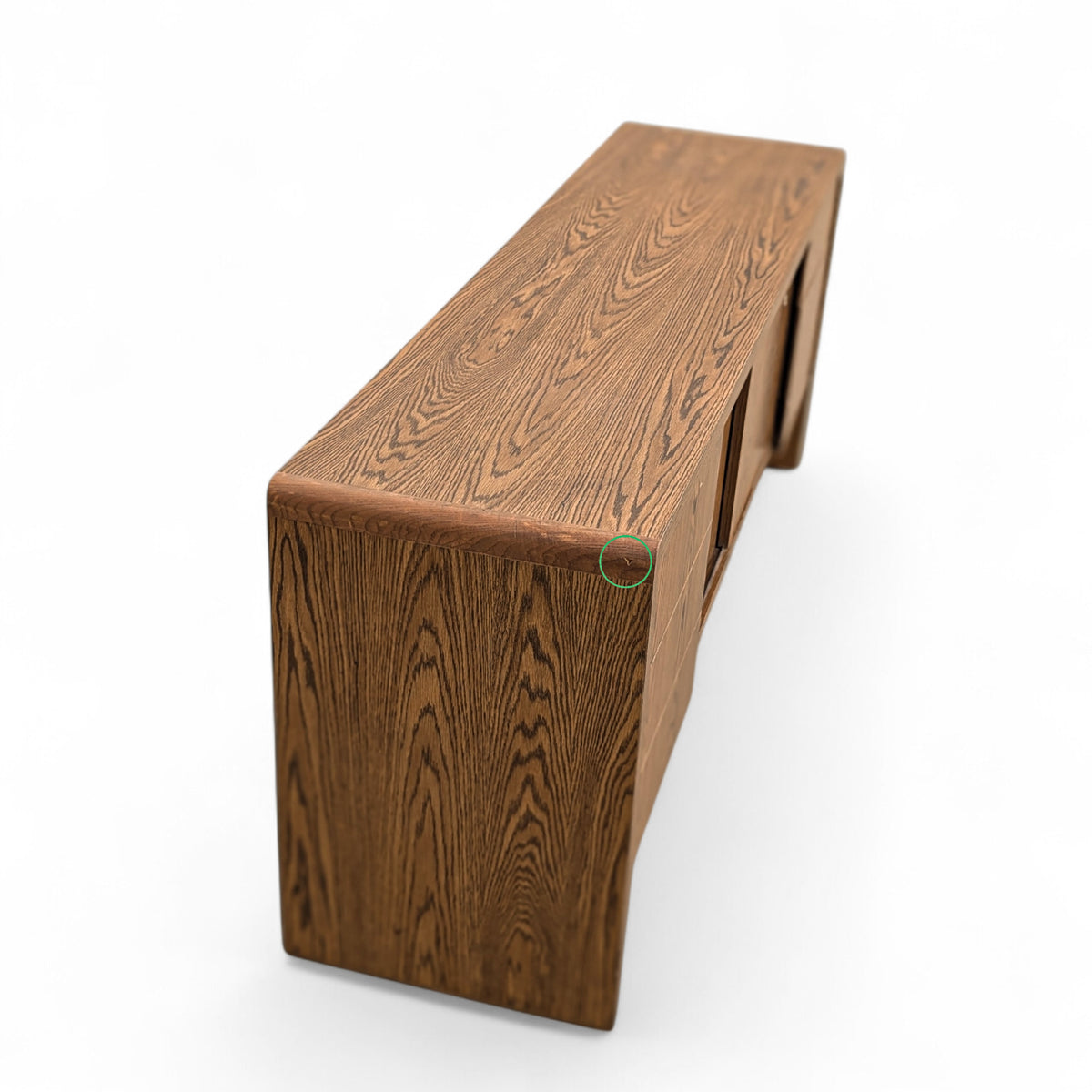Mid-Century Faux-Oak Laminate Credenza and Sideboard — view 6