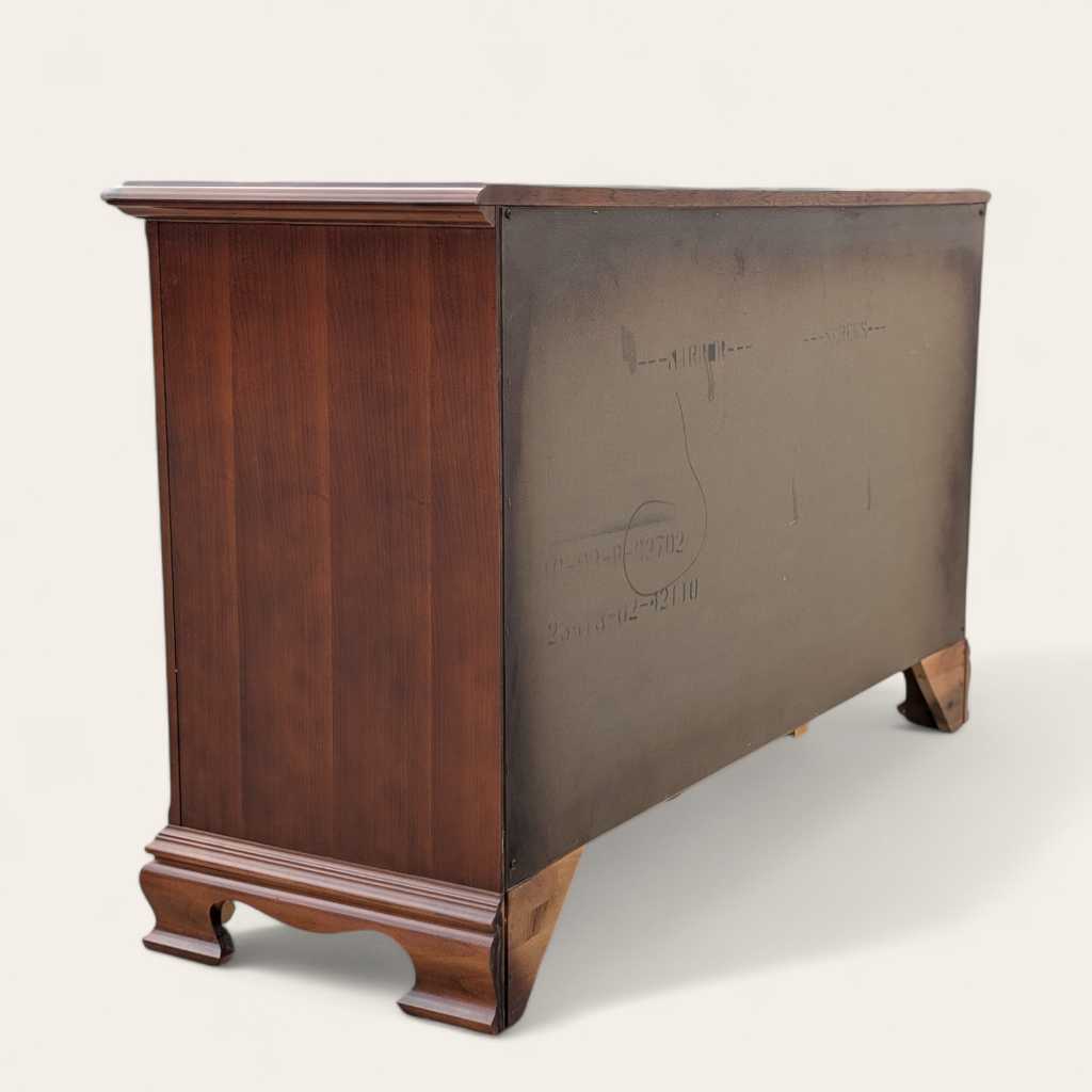 Vintage Stanley Furniture Six-Drawer Wood Lowboy Dresser — view 23 [CBV1 lOsjRhI4ZrDK2Y5waA25 23 27d8d5c9-965d-44f6-a313-c9f58fca06bb.jpeg]