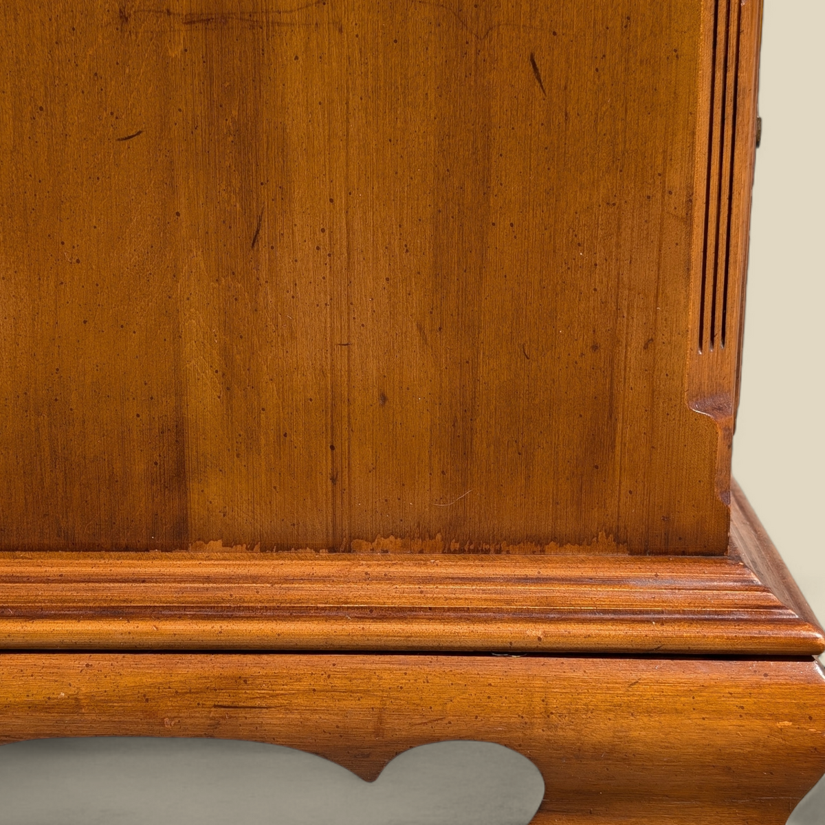 Ethan Allen Early American Solid Maple and Birch Nine-Drawer Dresser with Mirror — view 7 of 23