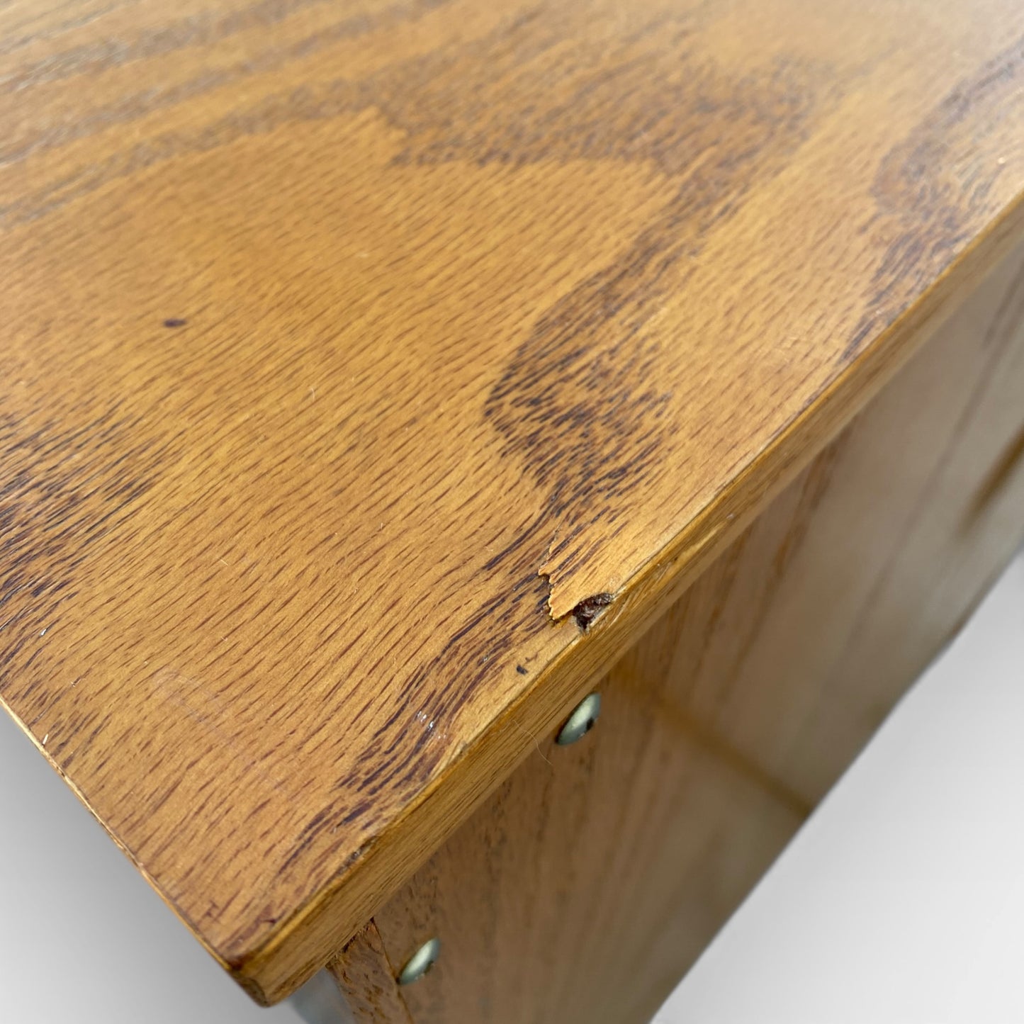 Versatile Solid Oak Pedestal Cabinet, Minimalist American Design, 30” High, Storage