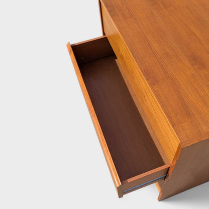 Petite Danish Modern Teak Three-Drawer Dresser or Nightstand — view 12 [CBV1 iOQGNgv78JjoM6W4YOFQ 12 2b5860fd-666b-4b7e-88f9-d28c5acb680d.jpeg]