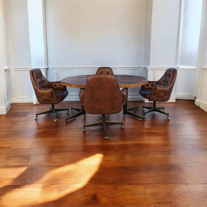 Douglas Furniture Dining Set, Laminate Table, Four Chairs, Kitchen, Dining Room, Mid Century