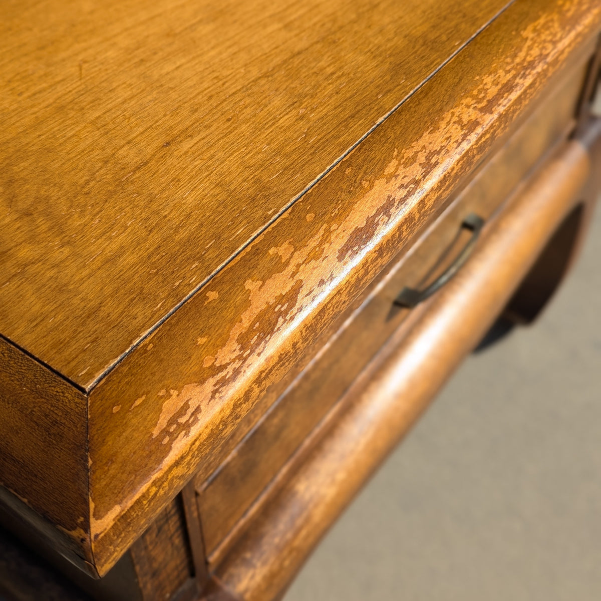 Pair of Mid-Century Solid Wood Chinoiserie Nightstands — view 15 [OusihnhyMfUuC7yNyeXP:15]