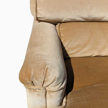 Vintage Sofa by Drexel Heritage, Postmodern, 80s, Velvet, Hollywood Regency, Couch, Mid Century