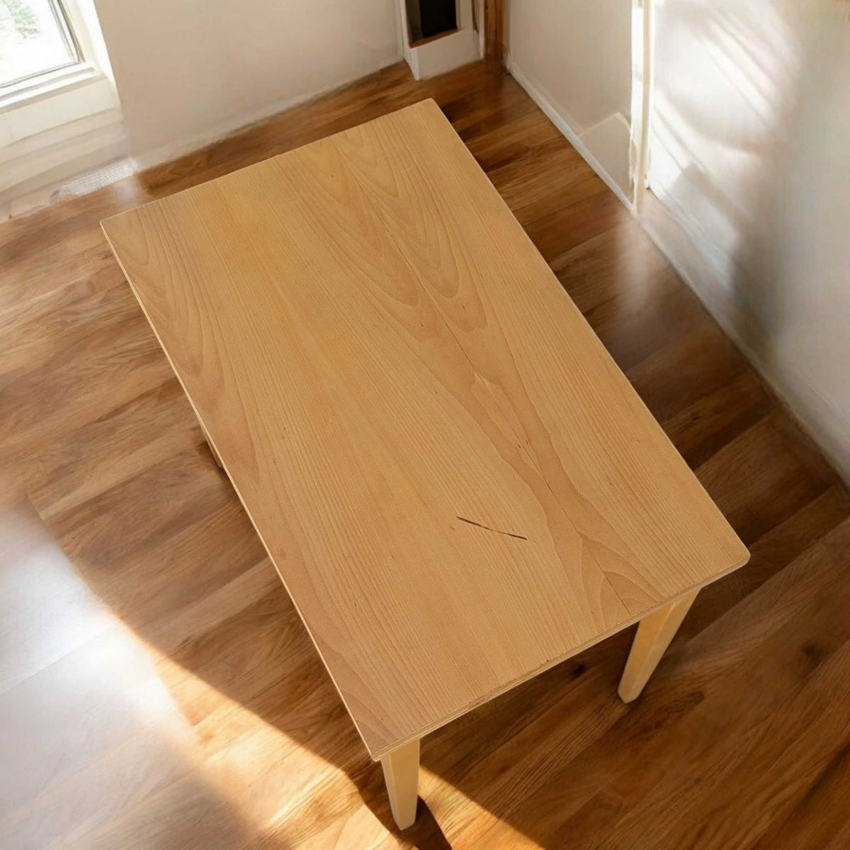 Romanian Mid-Century Beech Flip-Top Extendable Dining Table — view 21 of 25