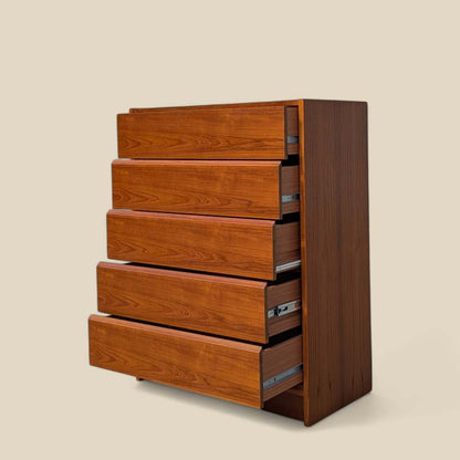 1960s Danish Modern Teak Five-Drawer Tallboy Dresser, Made in Denmark — view 11 [CBV1 IM0AA28QR54VCuTLu50N 11 3b1aea3a-af1c-4d85-8b96-76ed7b0251bd.jpeg]