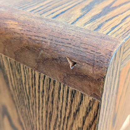 Mid-Century Faux-Oak Laminate Credenza and Sideboard — view 18