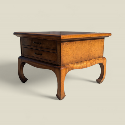 Pair of Mid-Century Solid Wood Chinoiserie Nightstands — view 9 [OusihnhyMfUuC7yNyeXP:9]