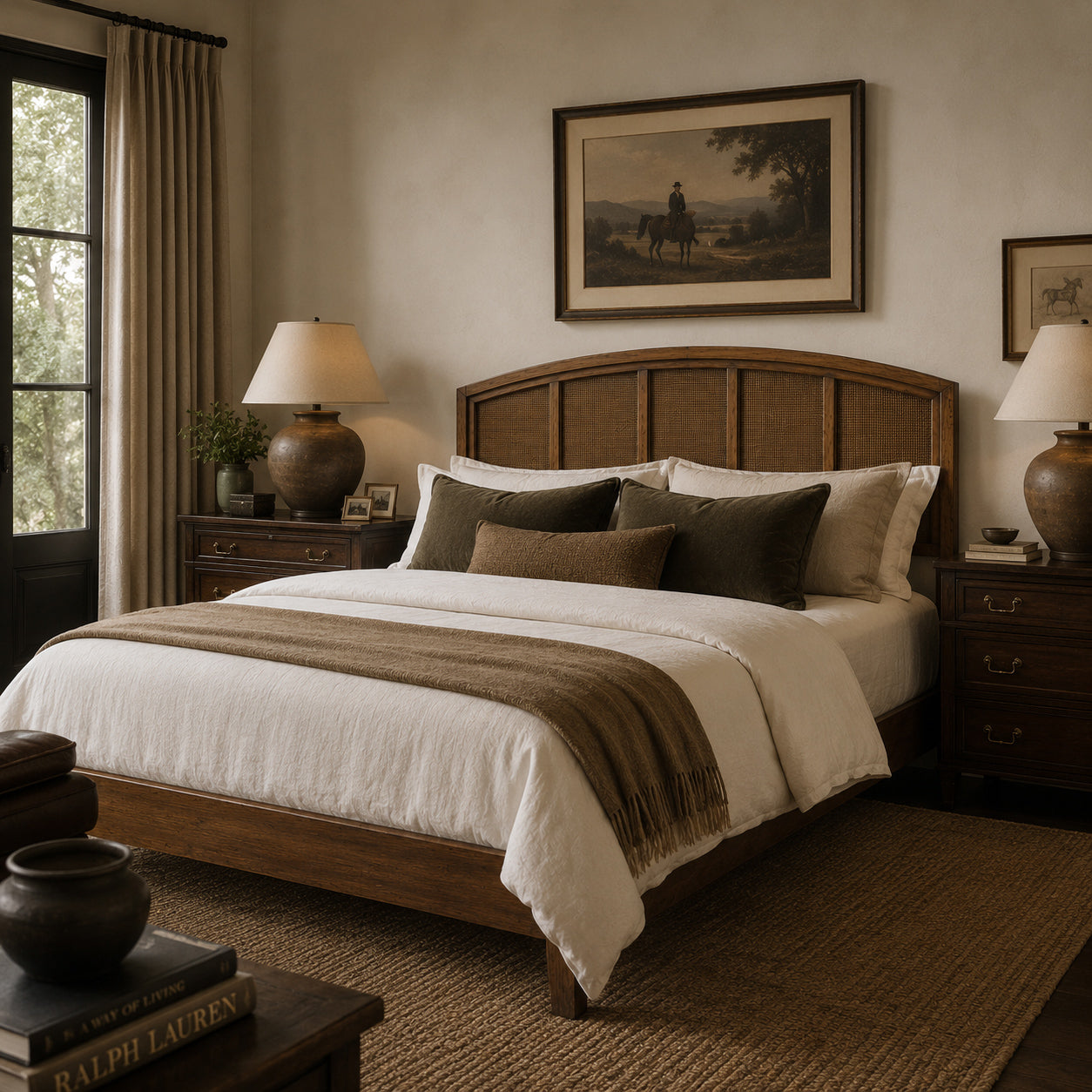 Rattan Headboard