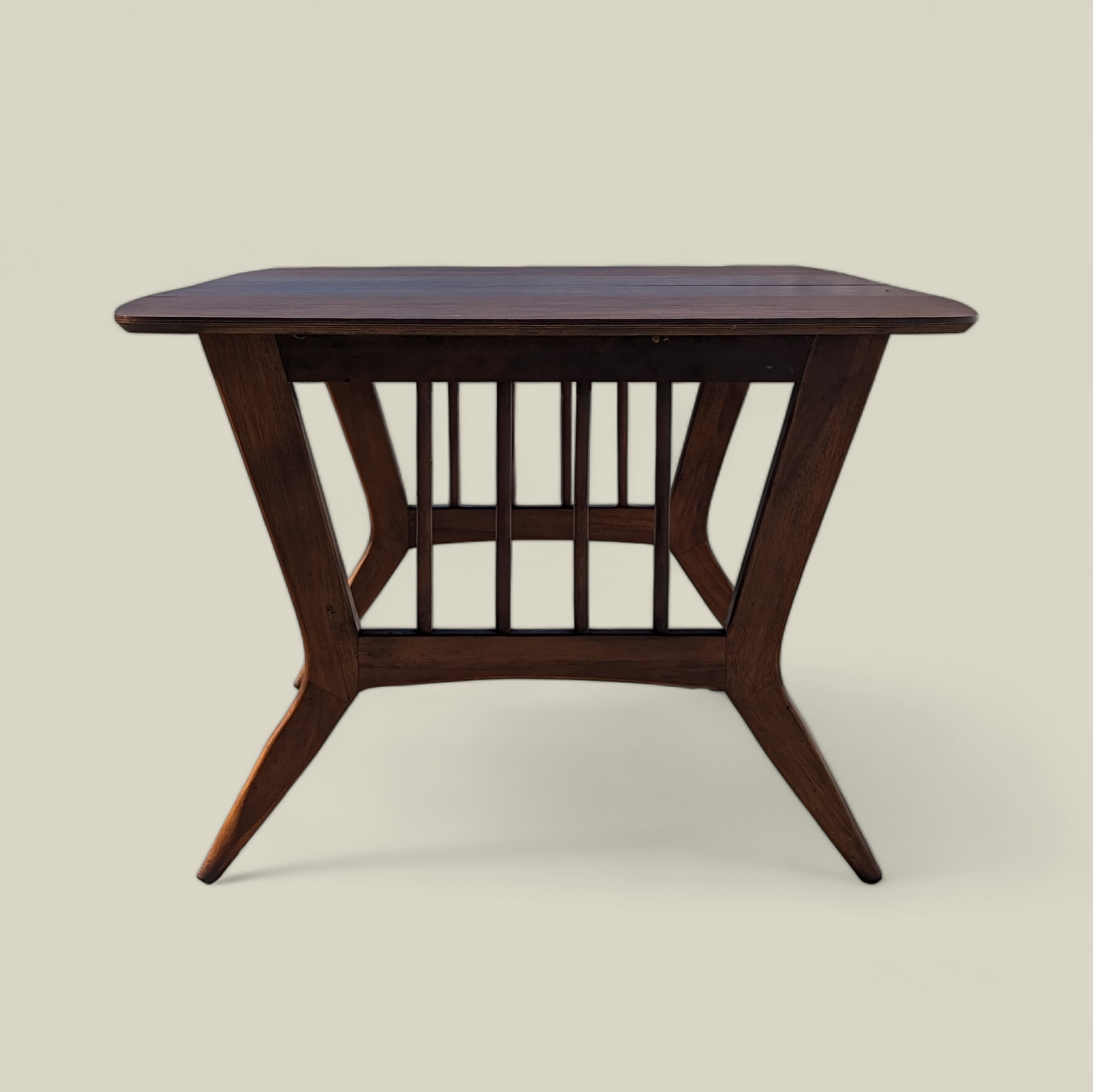 Vintage Dining Set, Drop Leaf Table, Six Chairs, Mid Century, MCM, Laminate, Wood, Unique, Kitchen