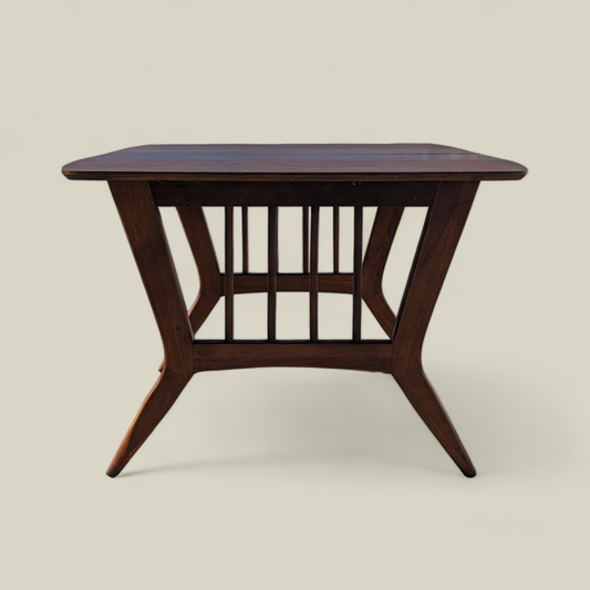 Vintage Dining Set, Drop Leaf Table, Six Chairs, Mid Century, MCM, Laminate, Wood, Unique, Kitchen