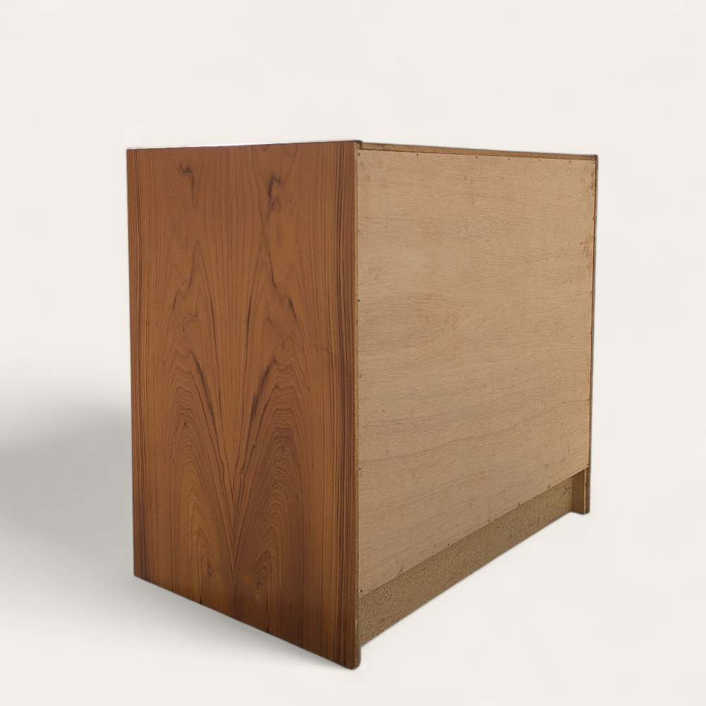 1960s Petite Danish Modern Teak Three-Drawer Dresser or Nightstand — view 15 [CBV1 YQyx1tG2HRNj593MAuPo 15 4a06d356-39c8-4a73-ac4e-dbcbf7e37821.jpeg]